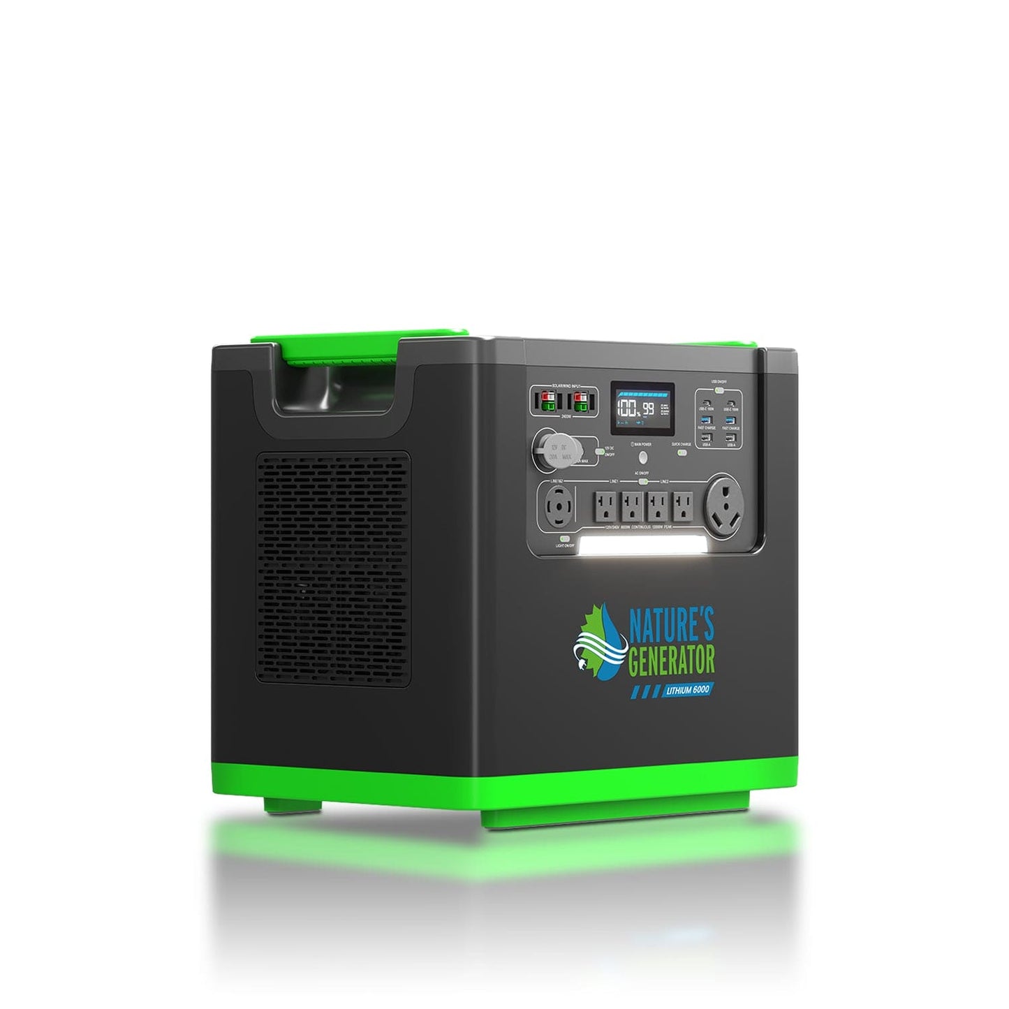 Nature’s Generator Lithium 6000 Series – 6000W to 12KW LiFePO4 Solar Backup Systems with App Control & 240V Output