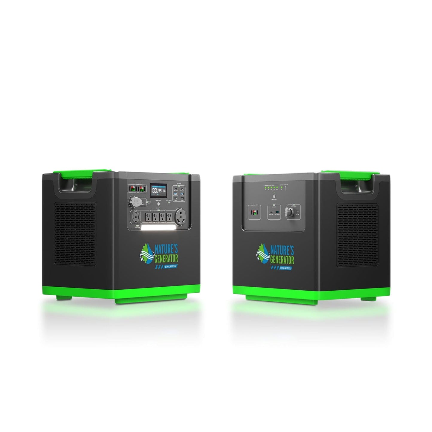 Nature’s Generator Lithium 6000 Series – 6000W to 12KW LiFePO4 Solar Backup Systems with App Control & 240V Output