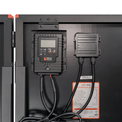 Rich Solar MEGA 100W Portable Briefcase Solar Panel Kit – 12V Charging for Generators & Power Stations