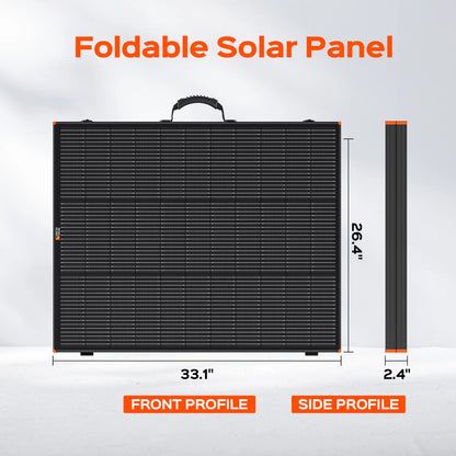 Rich Solar MEGA 200W Portable Briefcase Solar Panel Kit – 12V Monocrystalline, Foldable with Kickstand