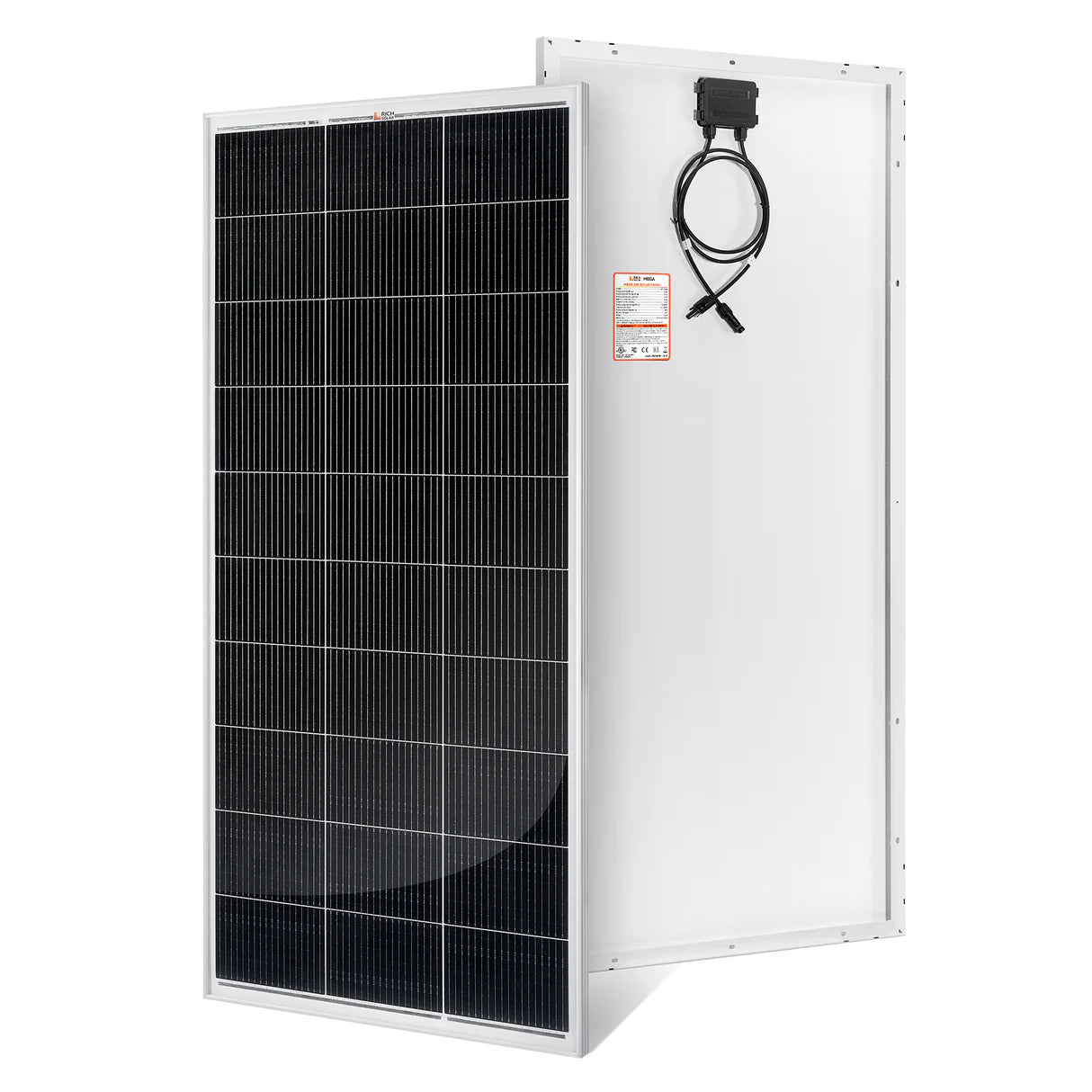 Rich Solar MEGA 200 – 200W 12V Monocrystalline Solar Panel (Silver & Onyx)