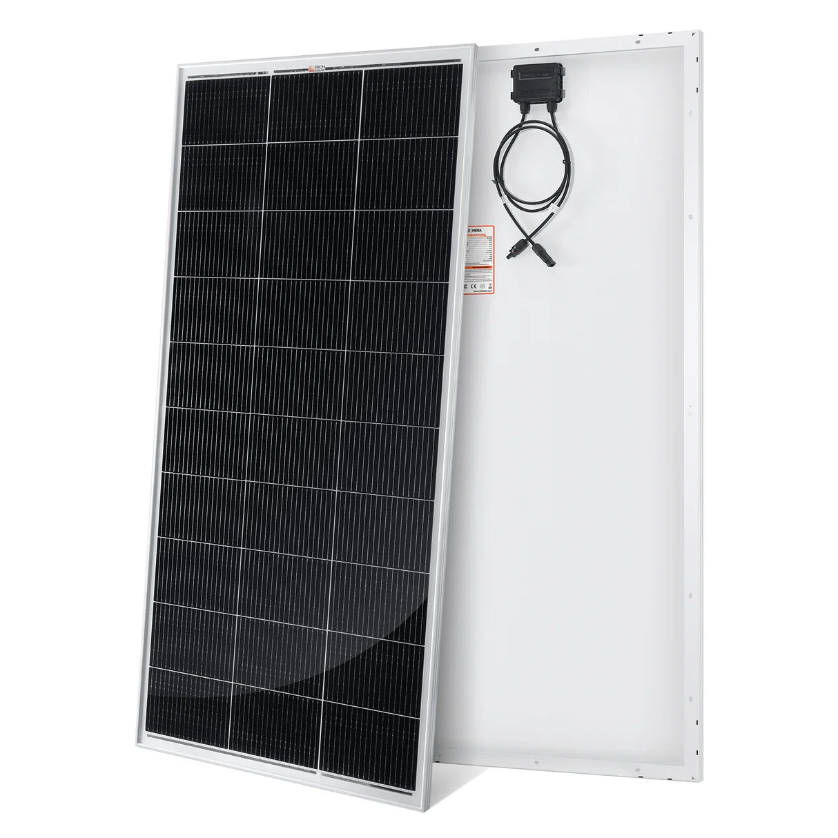 Rich Solar MEGA 200 – 200W 12V Monocrystalline Solar Panel (Silver & Onyx)