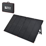 Rich Solar MEGA 200W Portable Briefcase Solar Panel Kit – 12V Monocrystalline, Foldable with Kickstand