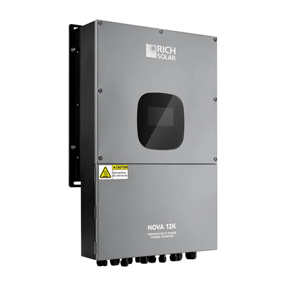 NOVA 12K Hybrid Inverter – 12000W 48V Split Phase Inverter for Off-Grid and Backup Systems