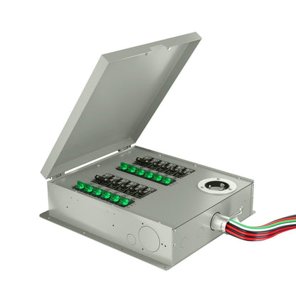 Nature’s Generator 12-Circuit 50A Non-Automatic Transfer Switch – 120/240V Indoor Backup Power Panel