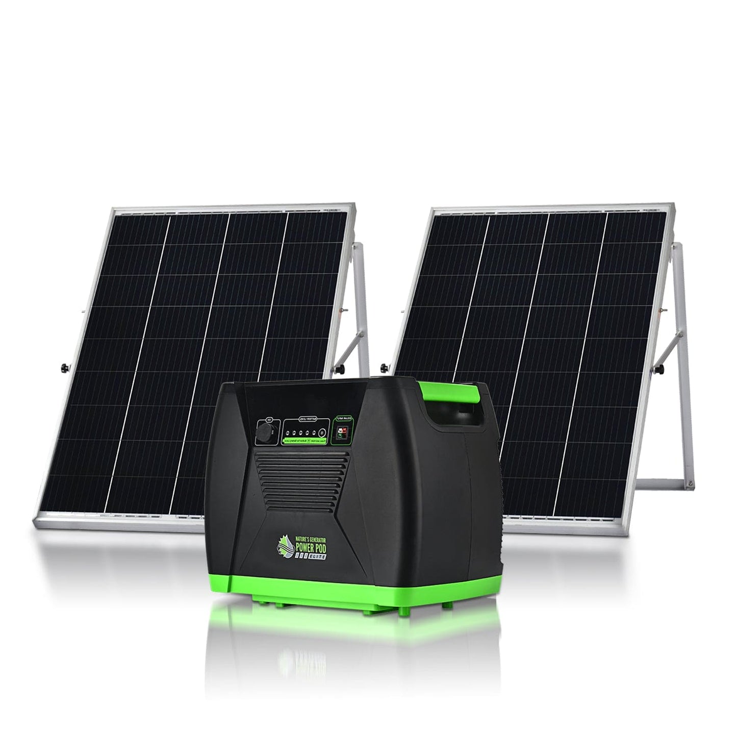Nature’s Generator Elite Power Add On Bundle – Expansion Kit with Power Pod, Solar Panels & Accessories