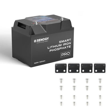 Renogy Pro Smart LiFePO4 Battery – 12V 100Ah / 200Ah with Bluetooth & Self-Heating