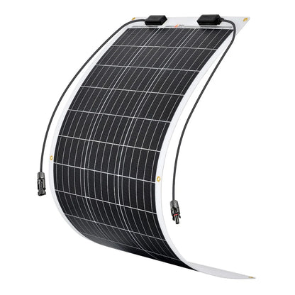 Rich Solar MEGA 100W FLEX Flexible Solar Panel – Lightweight 12V Monocrystalline for Vans, Boats, Trailers