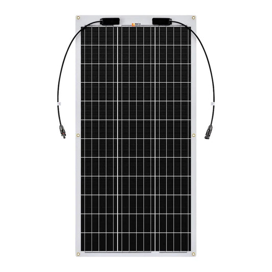 Rich Solar MEGA 100W FLEX Flexible Solar Panel – Lightweight 12V Monocrystalline for Vans, Boats, Trailers