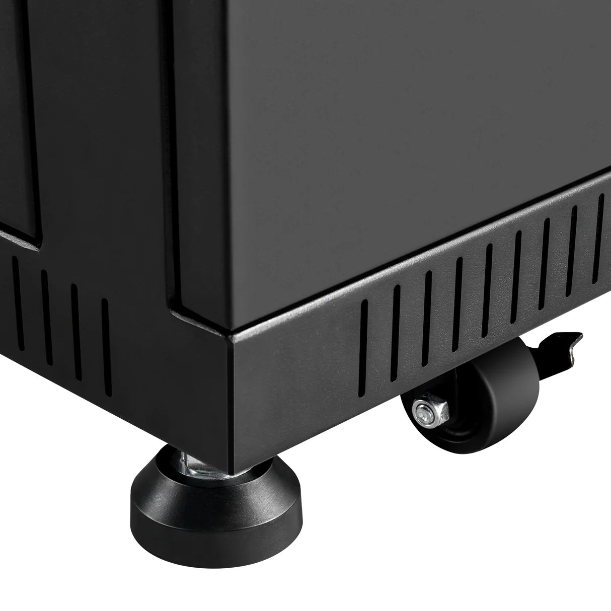 Battery Server Rack for ALPHA 5 PRO – 6-Slot Enclosed Cabinet with Wheels and 600A Bus Bar Covers