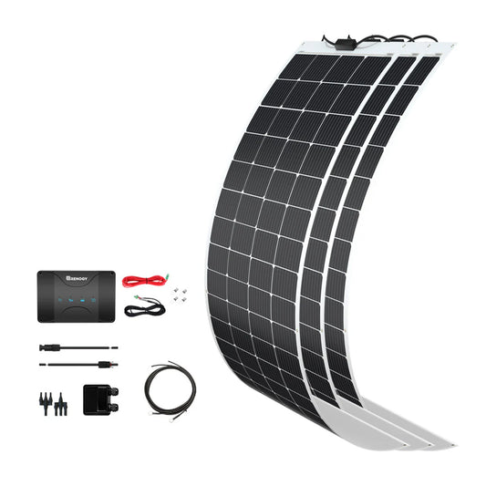 Renogy 600W Solar RV Kit – 12V Off-Grid System with Flush-Mount Controller