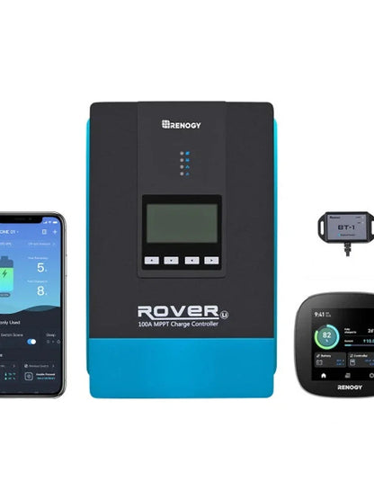 Renogy Rover Li MPPT Solar Charge Controller with Renogy ONE Core – 30A / 40A / 60A / 100A