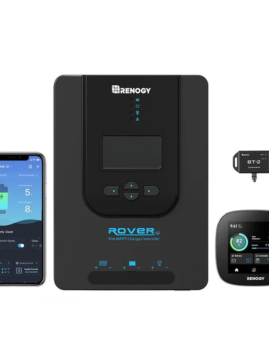 Renogy Rover Li MPPT Solar Charge Controller with Renogy ONE Core – 30A / 40A / 60A / 100A