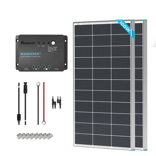 Renogy Starter Kit – 200W N-Type Solar Panel Kit, 12V System