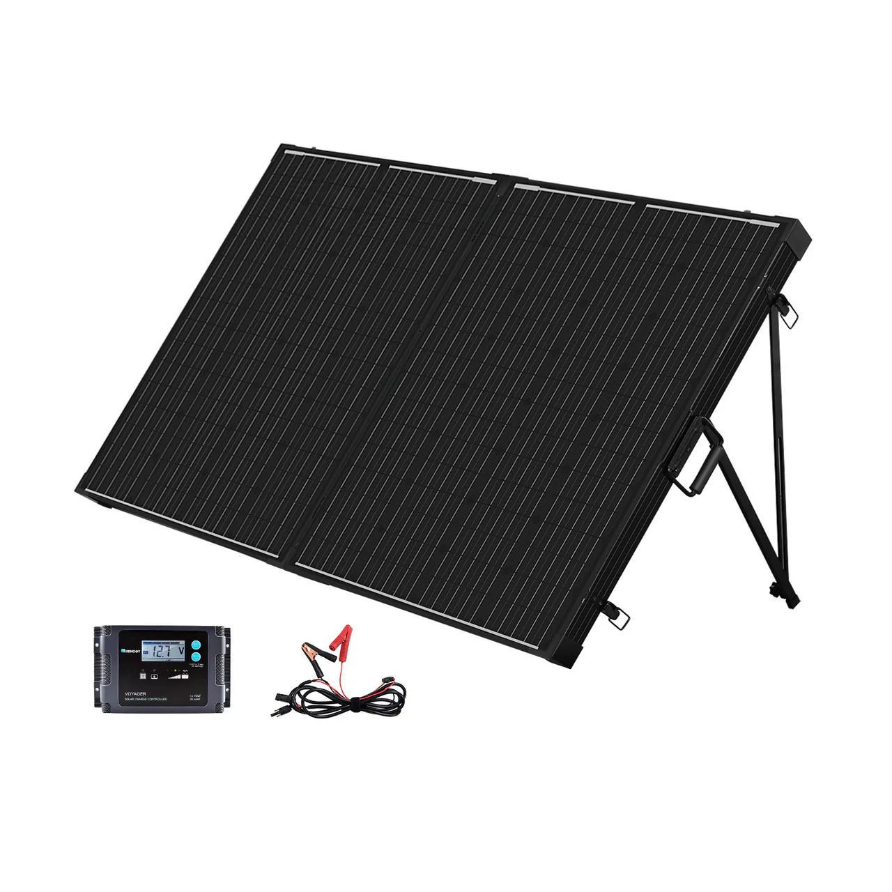 Renogy Solar Suitcase – 200W 12V Monocrystalline Portable Panel with Voyager