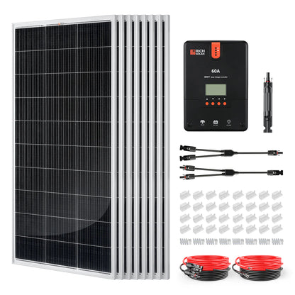 1600-Watt Solar Kit – Off-Grid Charging with 60A MPPT Controller