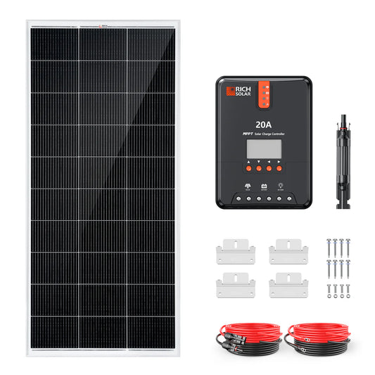 200 Watt Solar Kit – Off-Grid Charging with 20A MPPT Controller