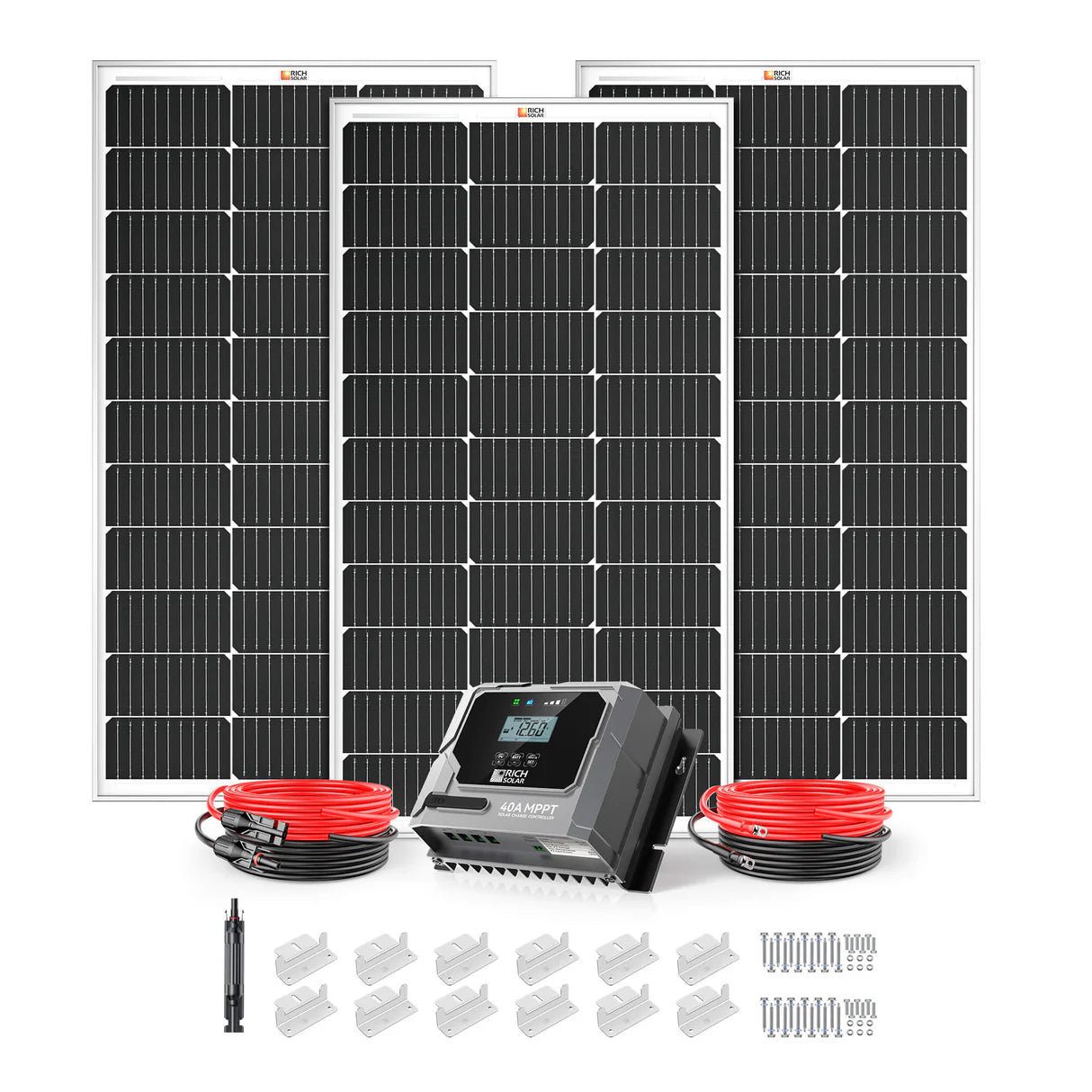 300-Watt Solar Kit – Off-Grid Charging with 40A MPPT Controller