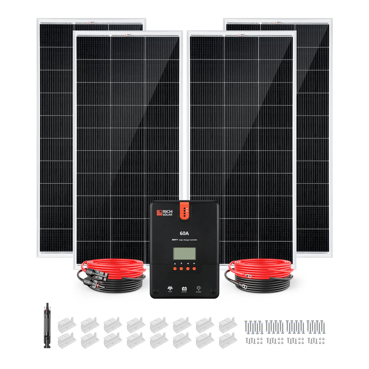800-Watt Solar Kit – Off-Grid Charging with 60A MPPT Controller