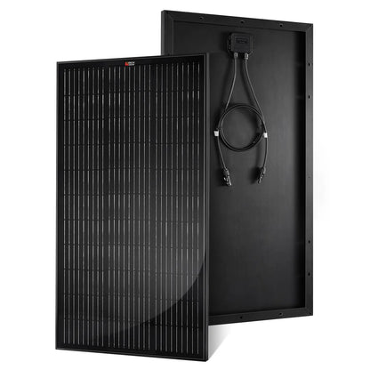 Rich Solar MEGA 100 – 100W 12V Monocrystalline Solar Panel (Silver & Onyx)