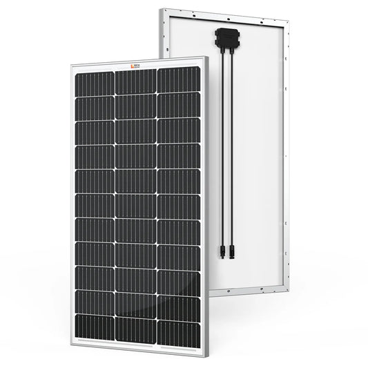 Rich Solar MEGA 100 – 100W 12V Monocrystalline Solar Panel (Silver & Onyx)