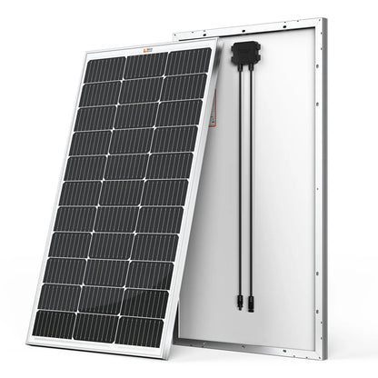 Rich Solar MEGA 100 – 100W 12V Monocrystalline Solar Panel (Silver & Onyx)
