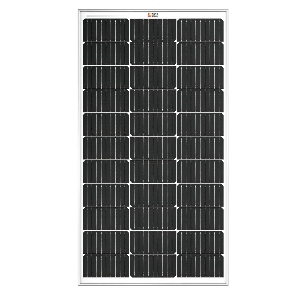 Rich Solar MEGA 100 – 100W 12V Monocrystalline Solar Panel (Silver & Onyx)