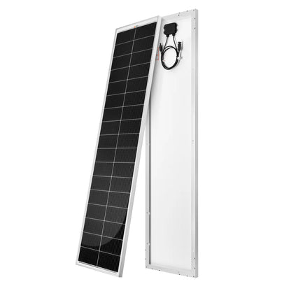 Rich Solar MEGA 130 SLIM – 130W 12V Slim Monocrystalline Solar Panel for Campers, Boats & Overlanders