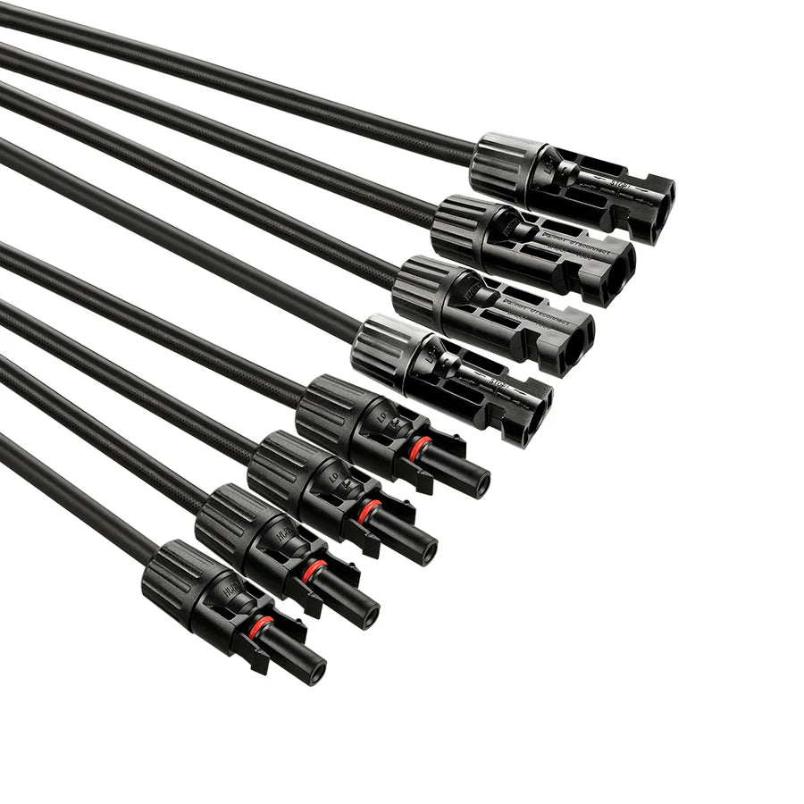 Y Branch 4-to-1 Solar Panel Parallel Adapters – MC4 Compatible, Weatherproof