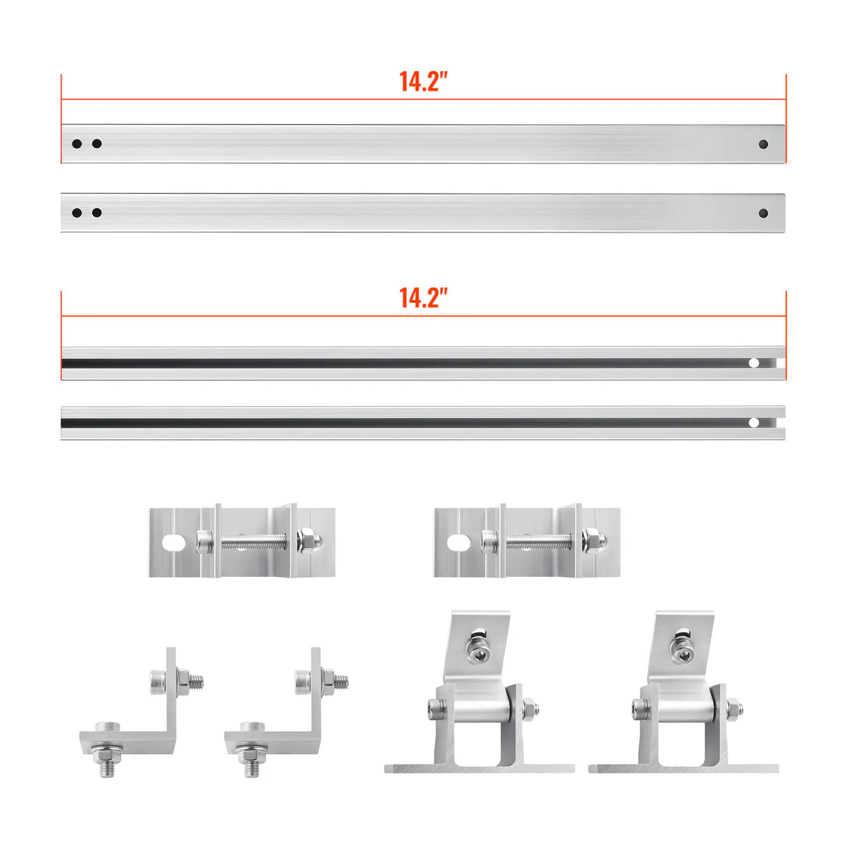 Adjustable Tilt Mount – Roof & Flat Surface Mounting for RICH SOLAR MEGA Series Panels