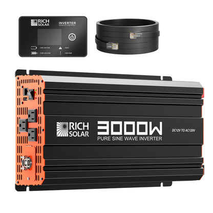 NOVA PURE 3K Pure Sine Wave Inverter – 3000W 12V Off-Grid Power for RVs, Boats, and Overlanders