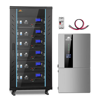 11.4KW Hybrid Solar Kit 48V Split Phase 30.72kWh Lithium Battery + 28 x 450W Solar Panels UL1741 Certified, Off-Grid & Grid-Tied Read