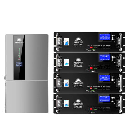 7.6KW / 11.4KW Hybrid Inverter 48V Split Phase SGN Series, UL1741, Solar + Battery Ready