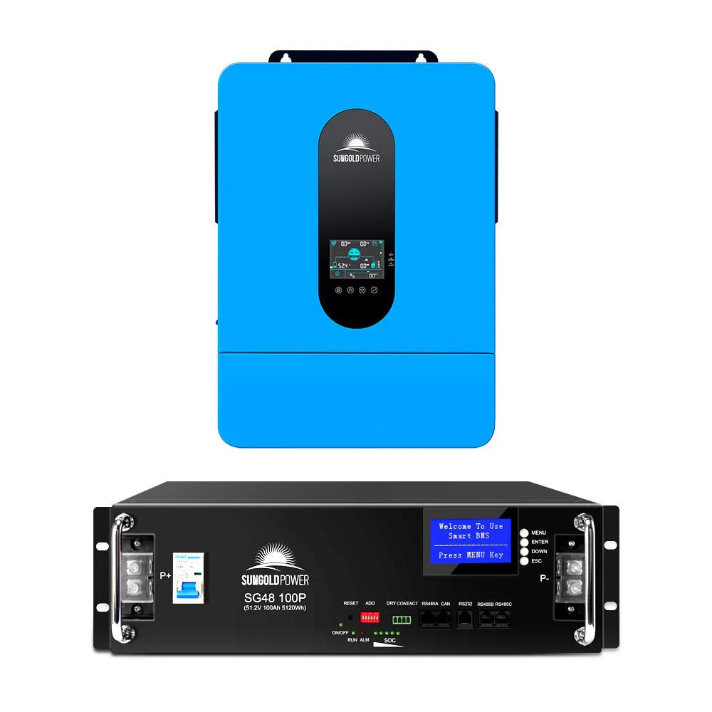 SungoldPower 6500W 48V Split Phase Pure Sine Wave Solar Inverter – Parallel-Capable, WiFi Monitoring