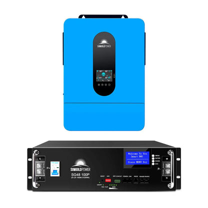 SungoldPower 6500W 48V Split Phase Pure Sine Wave Solar Inverter – Parallel-Capable, WiFi Monitoring