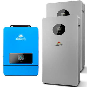 8000W 48V Split Phase Pure Sine Wave Inverter Charger Solar Ready, UL1741, Off-Grid + Battery Bundles