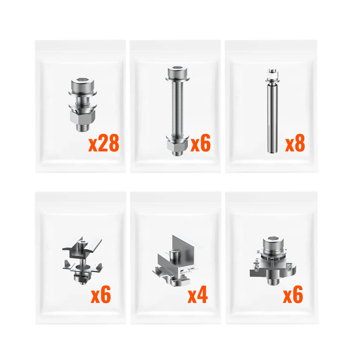 Solar Ground Mount – Adjustable Brackets for MEGA 130 SLIM / MEGA 335 / MEGA 410 Panels