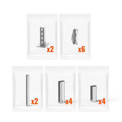 Solar Ground Mount – Adjustable Brackets for MEGA 130 SLIM / MEGA 335 / MEGA 410 Panels