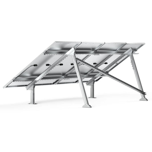 Solar Ground Mount – Adjustable Brackets for MEGA 130 SLIM / MEGA 335 / MEGA 410 Panels