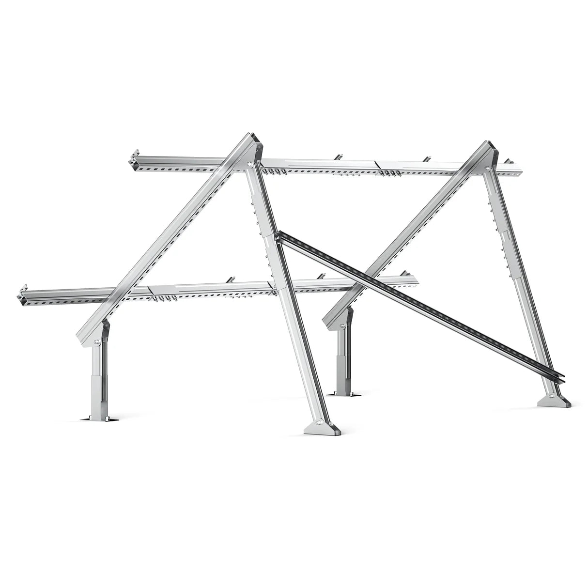 Solar Ground Mount – Adjustable Brackets for MEGA 130 SLIM / MEGA 335 / MEGA 410 Panels