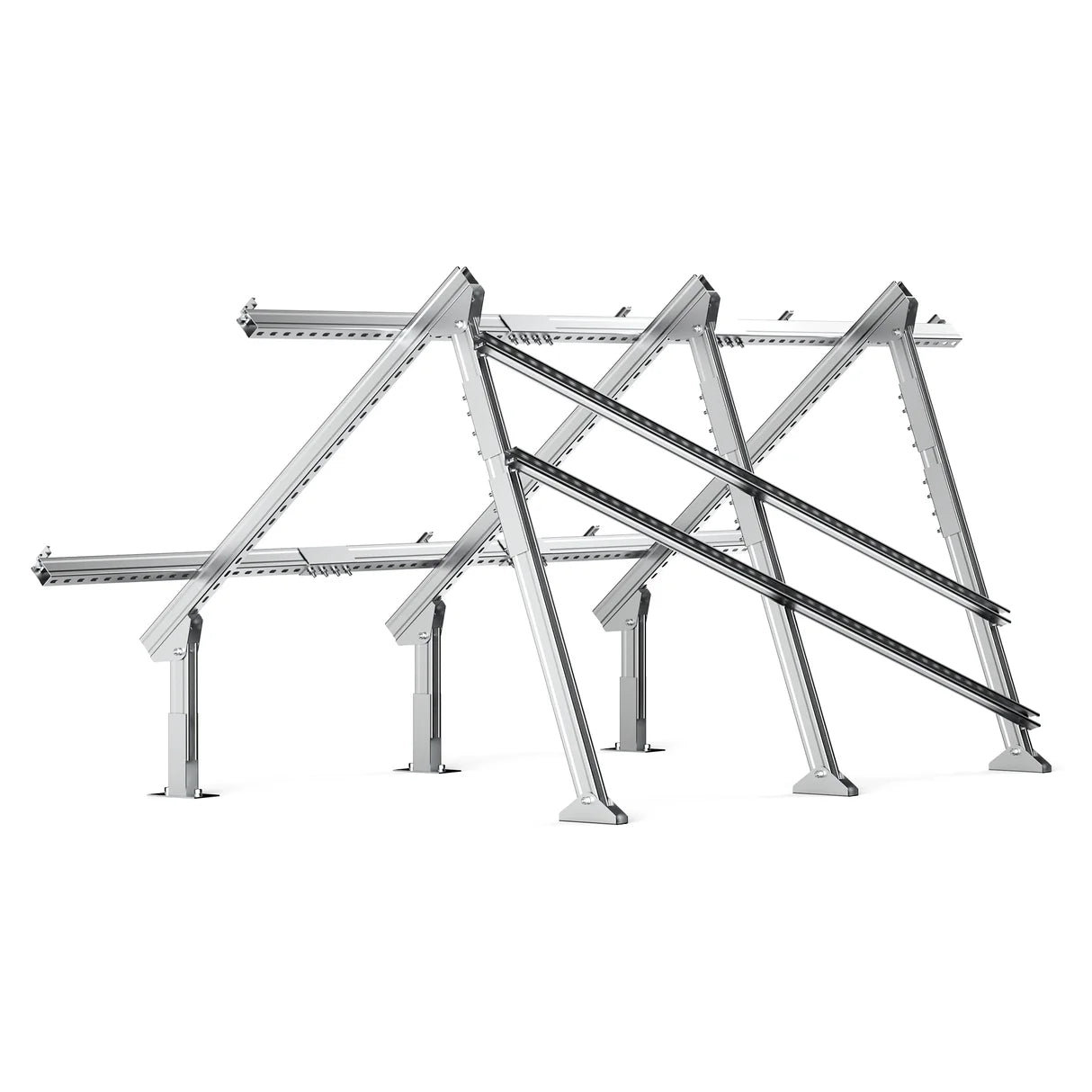 Solar Ground Mount – Adjustable Brackets for MEGA 130 SLIM / MEGA 335 / MEGA 410 Panels