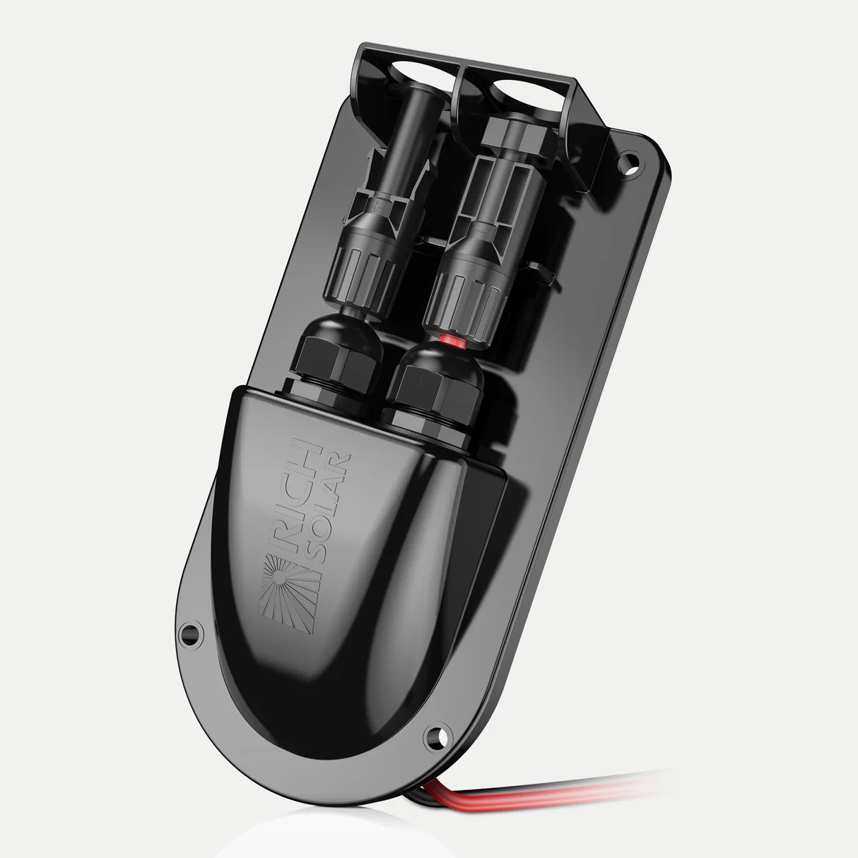 Cable Entry Plate – IP68 Waterproof Housing with UL 10AWG Wires & Solar Connectors