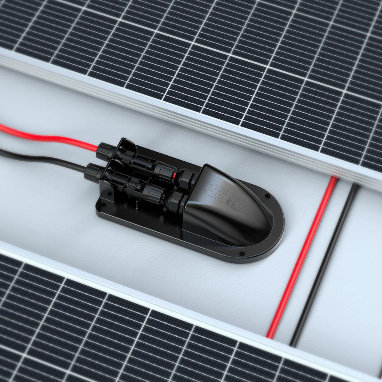 Cable Entry Plate – IP68 Waterproof Housing with UL 10AWG Wires & Solar Connectors