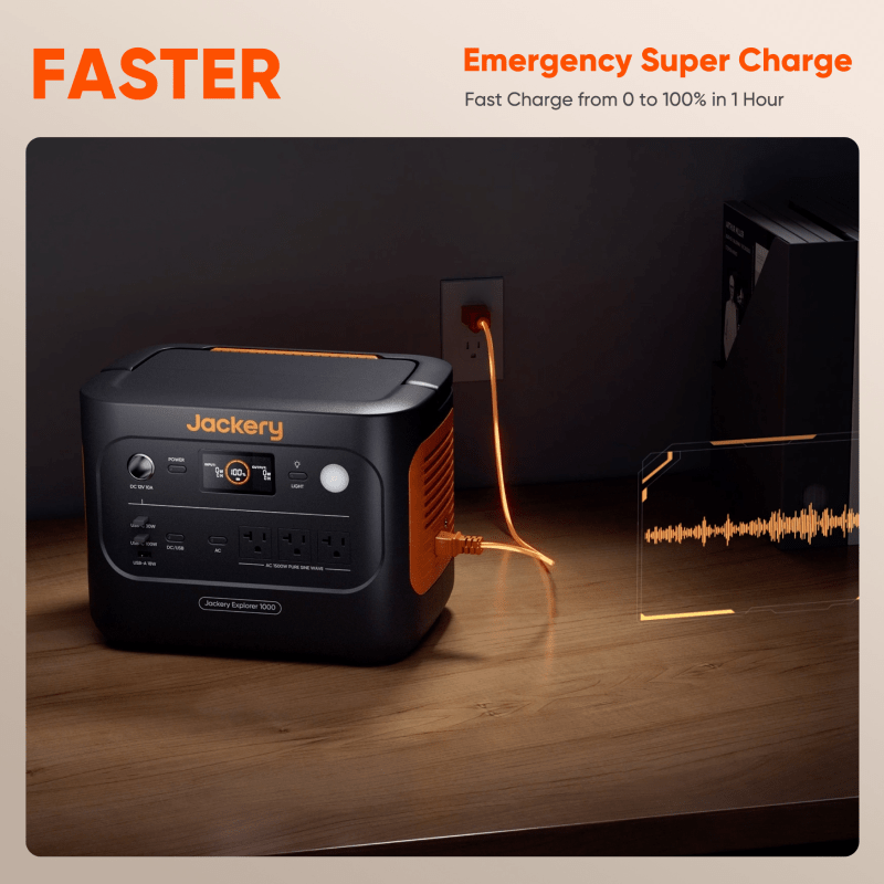 Jackery Explorer 1000 Series – Portable Power Stations & Solar Generator Bundles