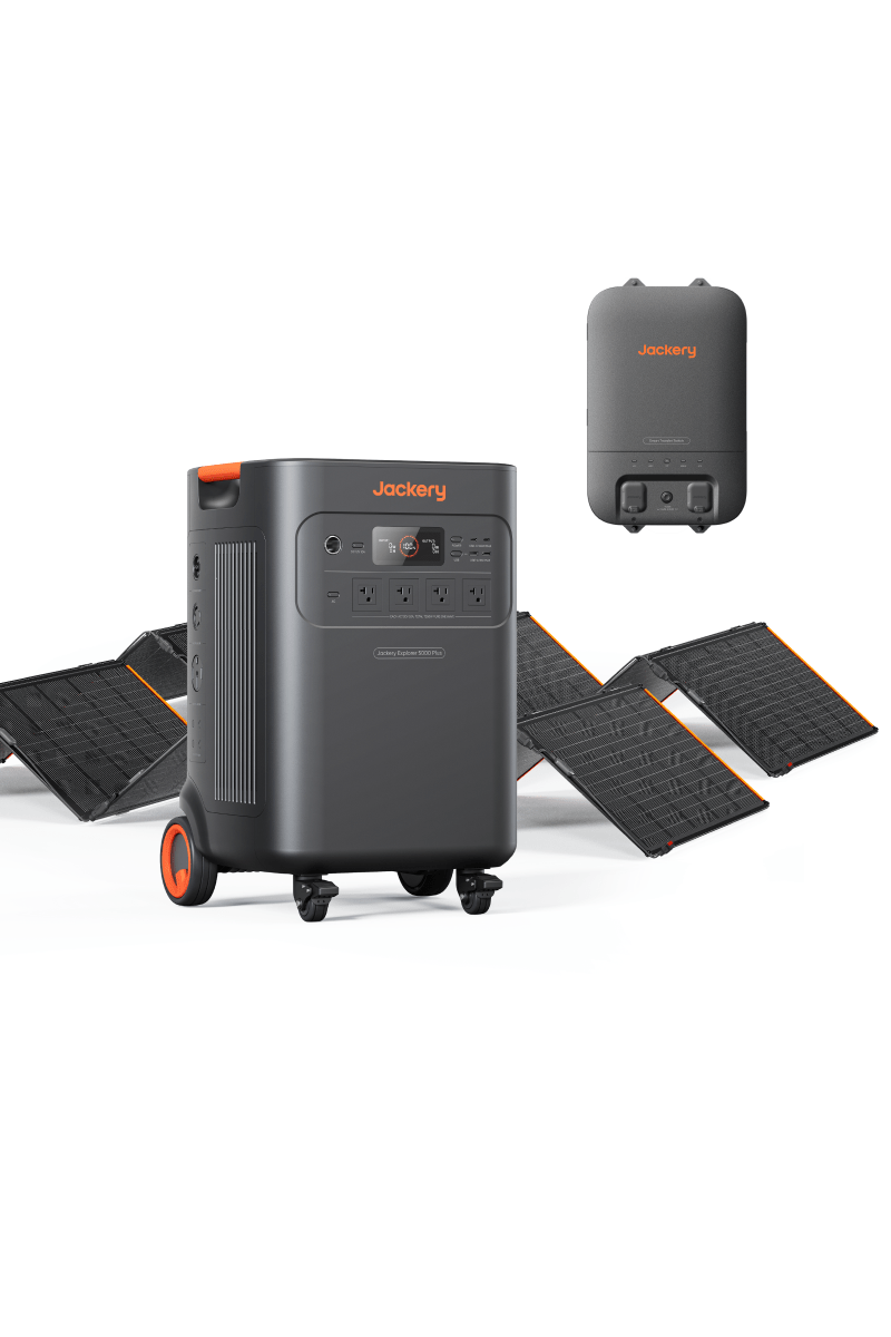 Jackery Explorer 5000 Plus Series – Whole-Home Backup & Solar Generator Bundles with Free Gift