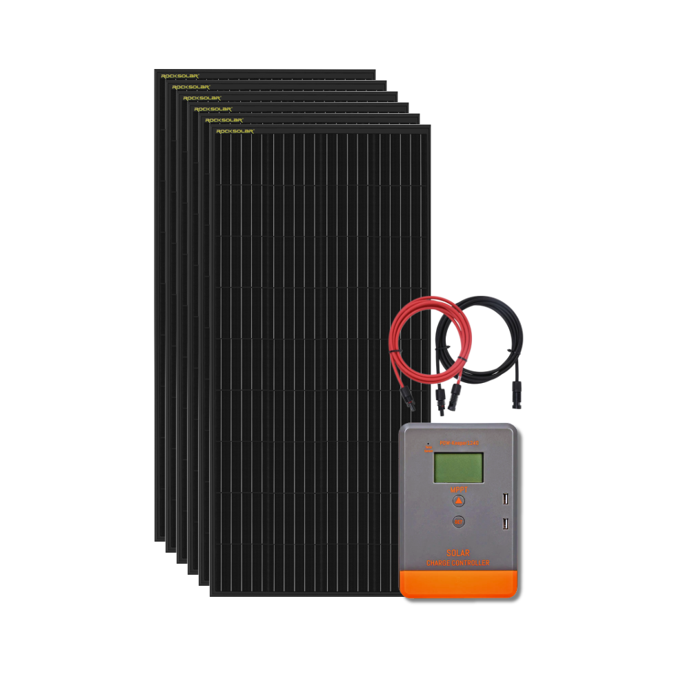 ROCKSOLAR 1320W 24V Rigid Solar Panel Kit – High-Efficiency Off-Grid Starter System