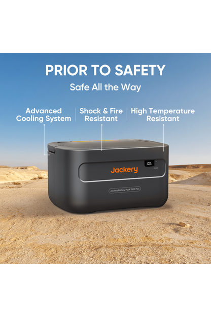 Jackery Battery Pack 1000 Plus – 1264Wh Expansion Battery for Explorer 1000 Plus