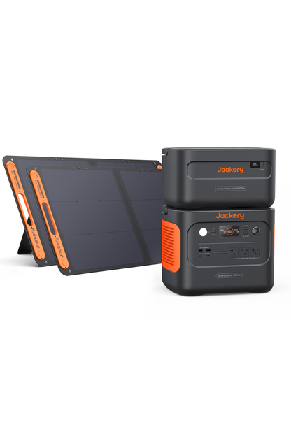 Jackery Explorer 1000 Plus Series – Solar Generator Bundles with Expansion Options and Dual Panel Kits