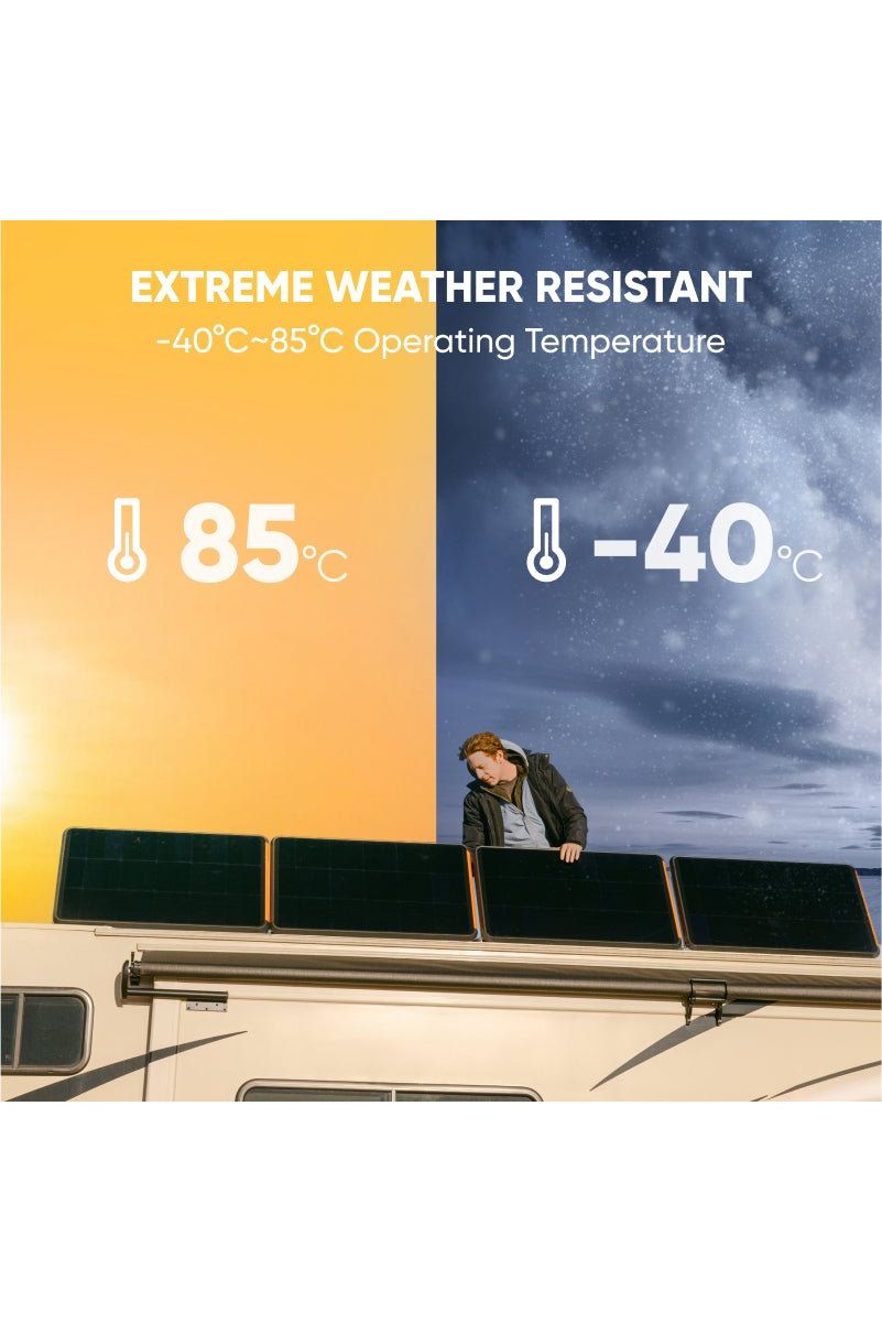 Jackery SolarSaga 100 Prime 100W Bifacial IBC Solar Panel