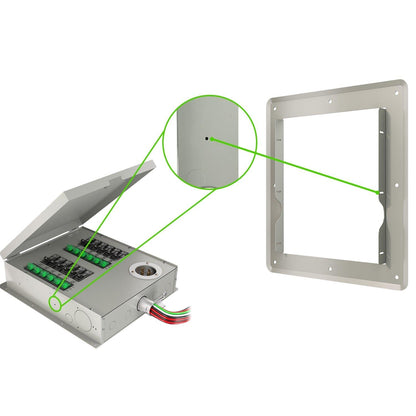 Nature's Generator 12-Circuit 30A Transfer Switch – Flush Mount Manual Backup Panel